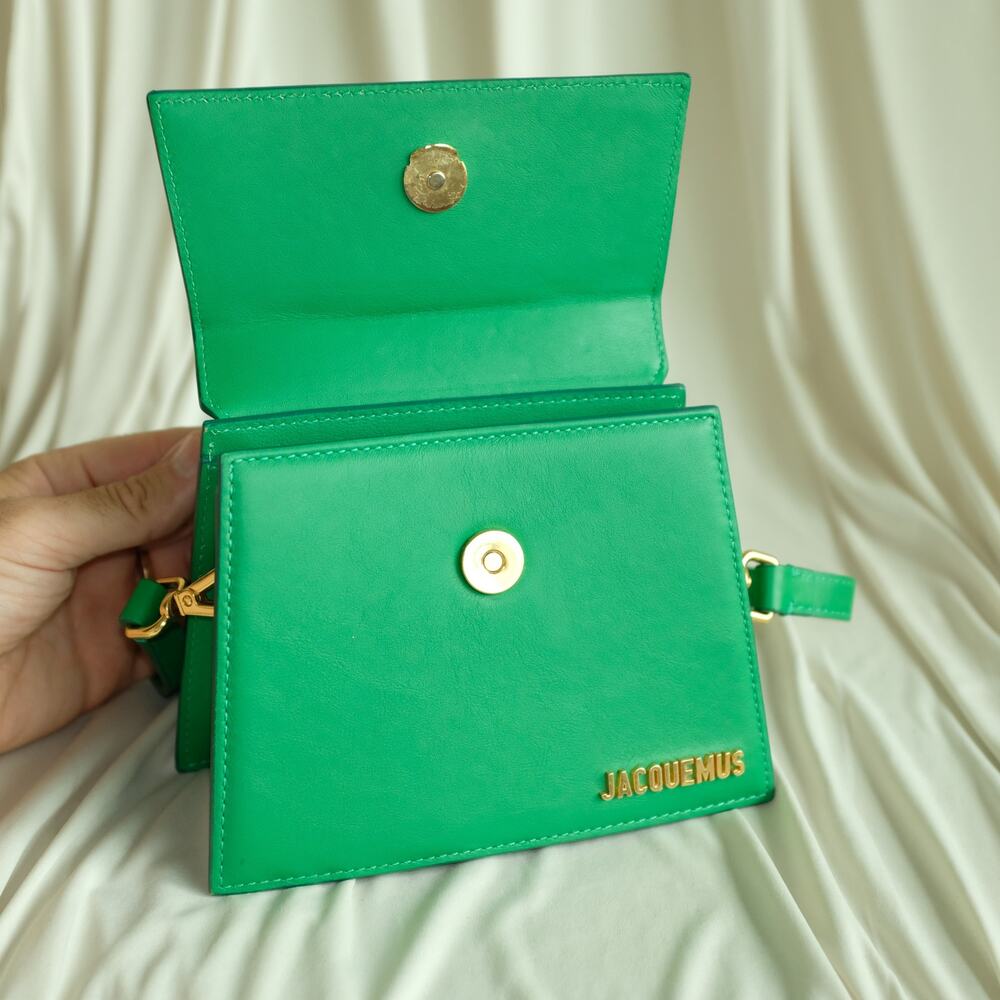 Jacquemus Le Chiquito - Green Calfskin Leather, Gold Hardware - Picture 6 of 11